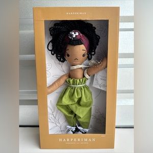 Harperiman Dolls Petite Collection 14'' Plush Handmade Linen Doll Imani New